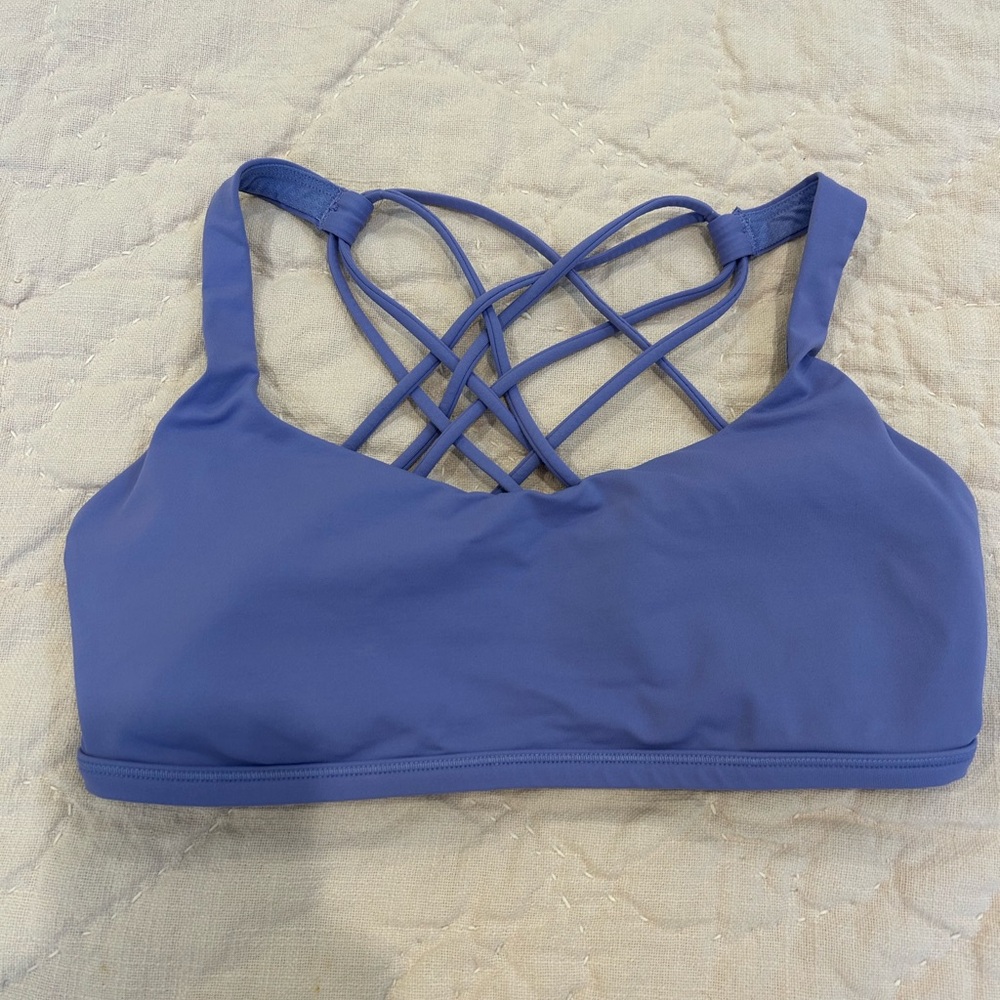 Lululemon Athletica Purple Strappy Sports Bra